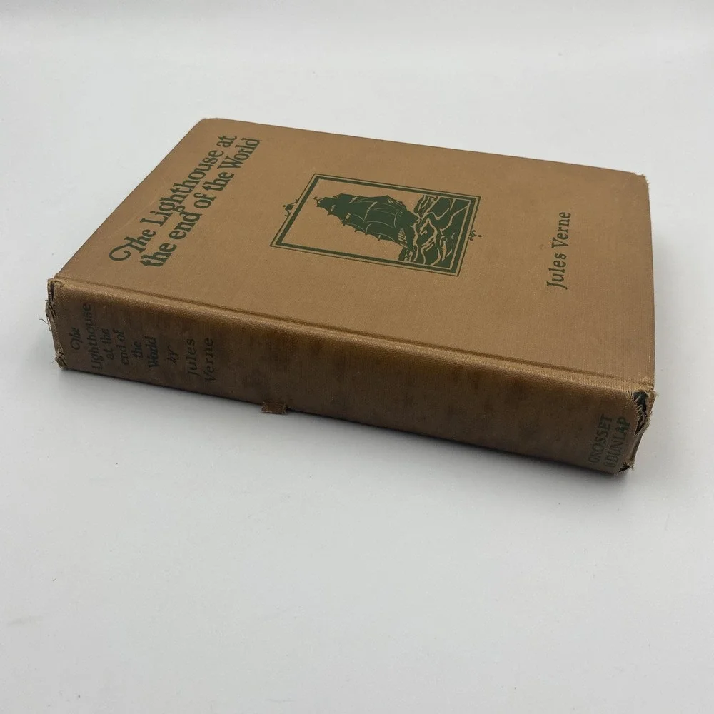 Antique 1924 The Lighthouse at the‎ End of the World by Jules Verne HC